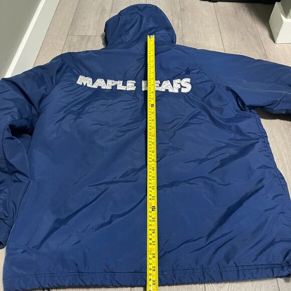 Puma NHL Toronto Maple Leafs Winter Jacket Size Large Vintage TML - Picture 13 of 15